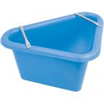 45lt Blue Triangular Corner Feed Manger (7122)